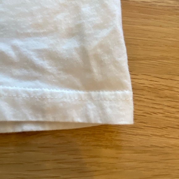 Disney Beauty And The Beast White Short Sleeve Tee Shirt w Red Roses / Size M - Picture 6 of 8